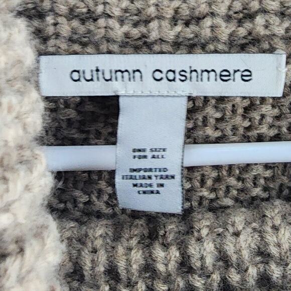 Autum Cashmere Poncho Pullover Cowl Neck Sweater OS - Picture 3 of 6